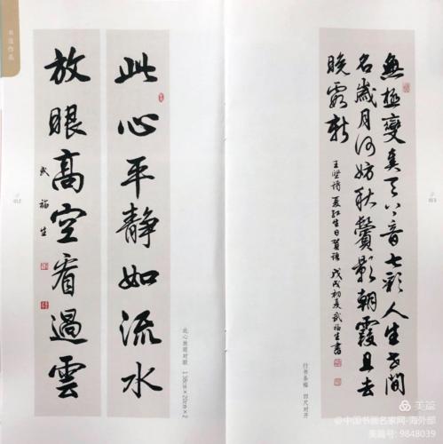 武福生的字3